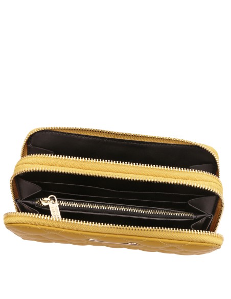 Ada Double zip around soft leather wallet