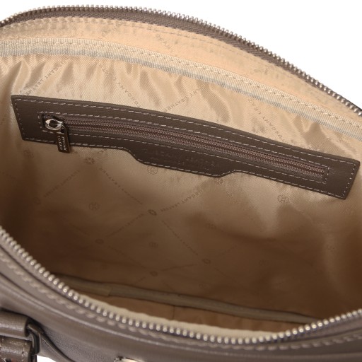 Prato Exclusive Saffiano leather laptop case
