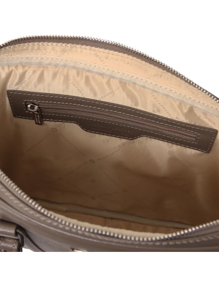Prato Exclusive Saffiano leather laptop case