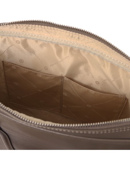 Prato Exclusive Saffiano leather laptop case