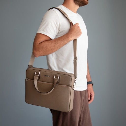 Ferrara Notebook Aktentasche aus Leder