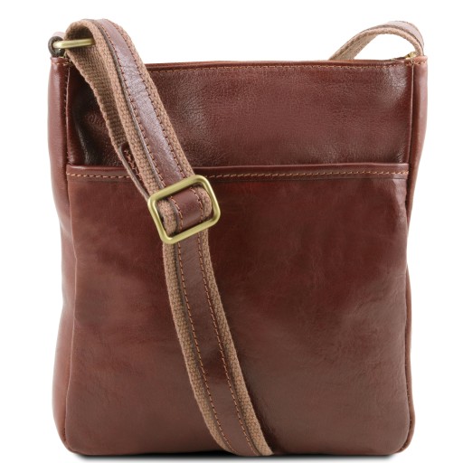 Jason Leather Crossbody Bag
