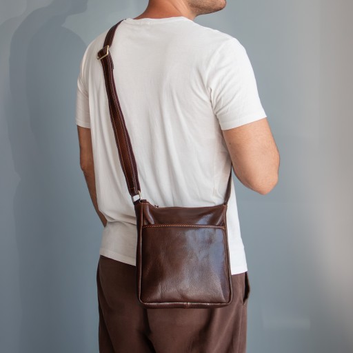 Jason Leather Crossbody Bag