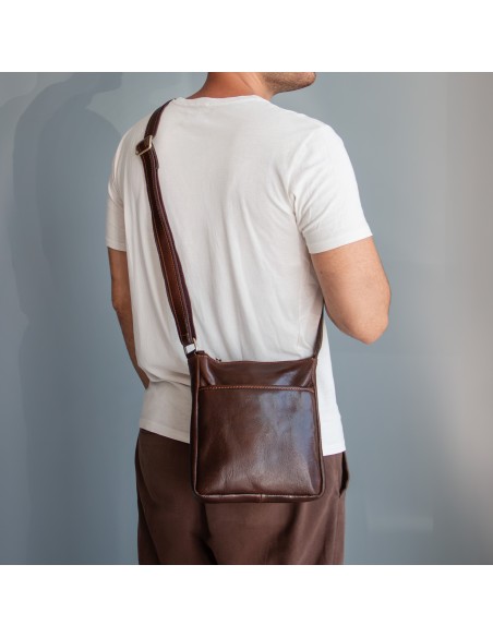 Jason Leather Crossbody Bag