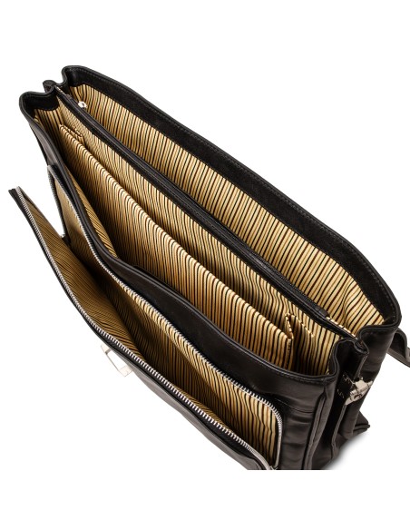 Alessandria TL SMART Multifach Notebooktasche aus Leder