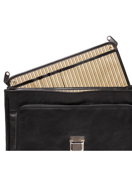 Alessandria TL SMART Multifach Notebooktasche aus Leder