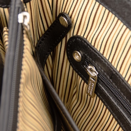 Alessandria TL SMART Multifach Notebooktasche aus Leder
