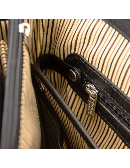 Alessandria TL SMART Multifach Notebooktasche aus Leder