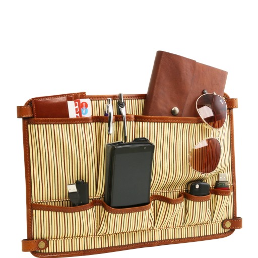 Alessandria TL SMART Multifach Notebooktasche aus Leder