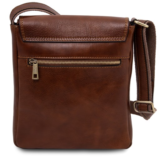 Jimmy Herrentasche aus Leder mit Vordertasche