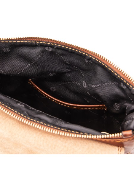 Jimmy Leather crossbody bag for men with front pocket