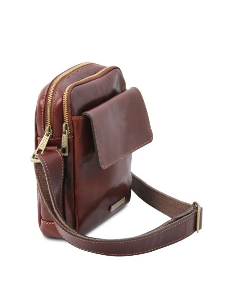 Larry Leather Crossbody Bag