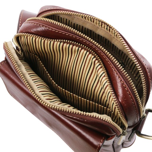 Larry Leather Crossbody Bag