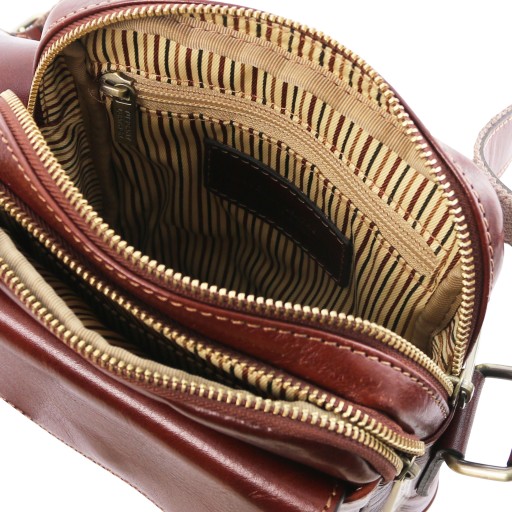 Larry Leather Crossbody Bag