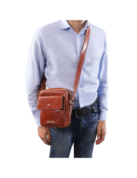 Larry Leather Crossbody Bag
