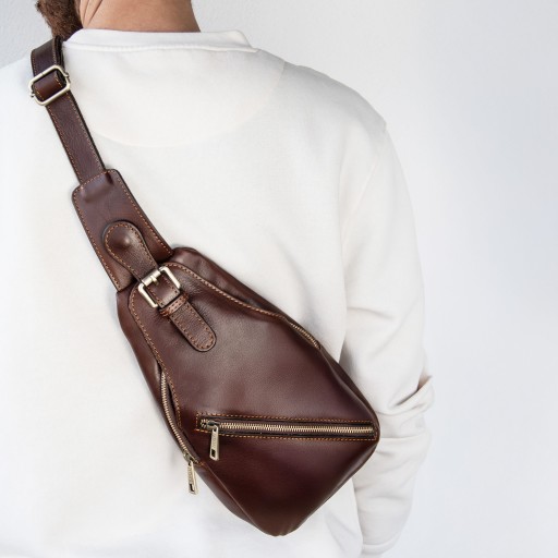 Kevin Leather crossover bag