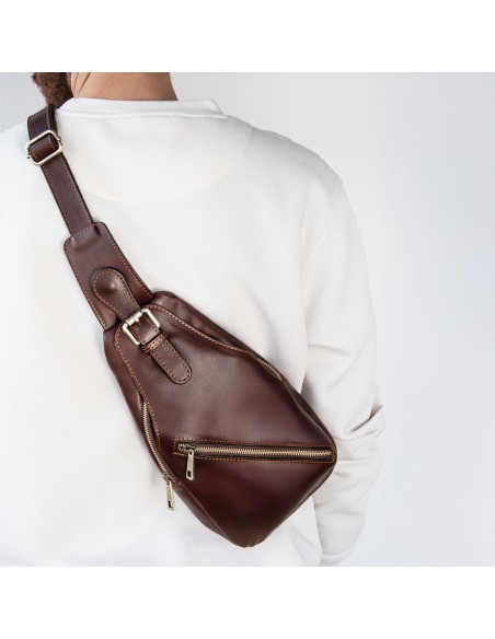 Kevin Leather crossover bag