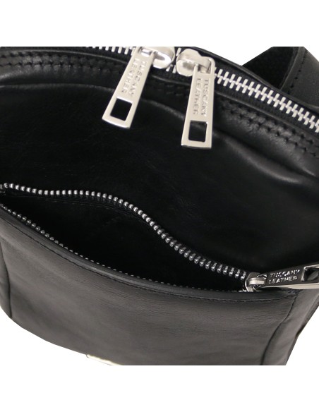 Mark Leather Crossbody Bag
