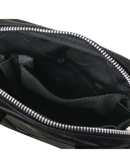 Mark Leather Crossbody Bag
