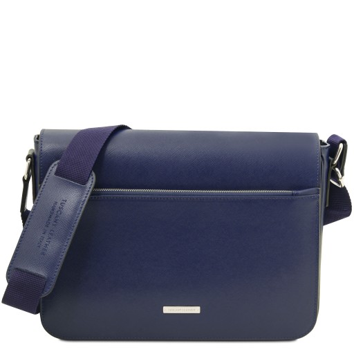 Messenger Saffiano leather messenger bag