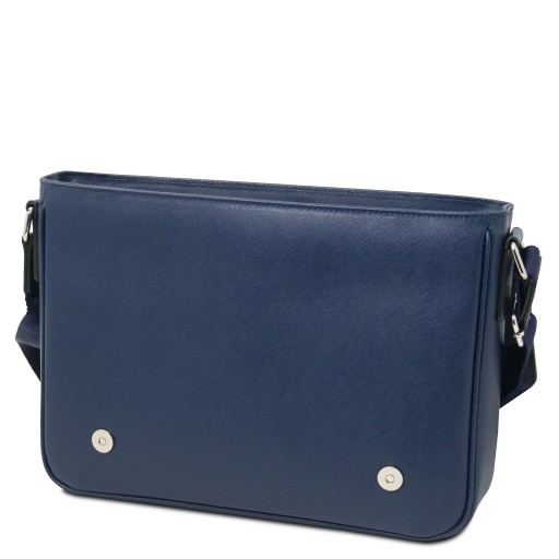 Messenger Saffiano leather messenger bag