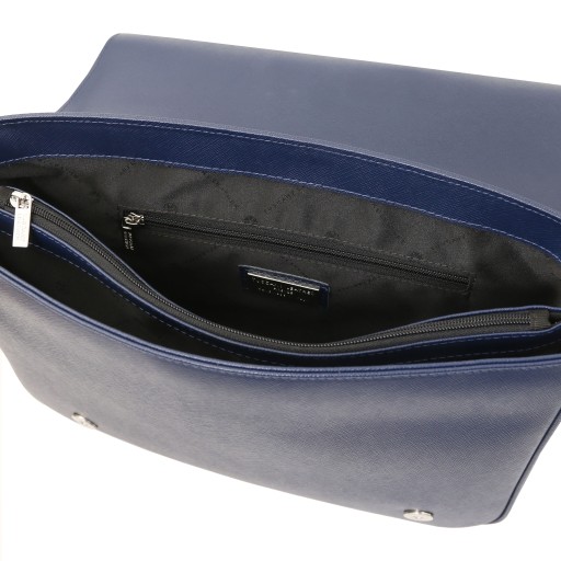 Messenger Saffiano leather messenger bag