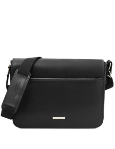 Messenger Saffiano leather messenger bag