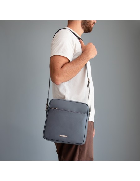 Luke Saffiano leather crossbody bag for men