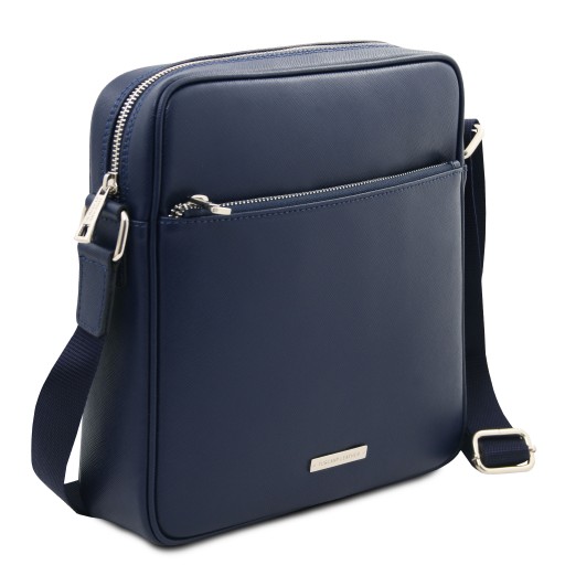 Luke Saffiano leather crossbody bag for men