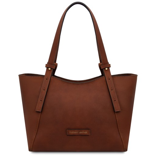 Libra Schultertasche aus Leder