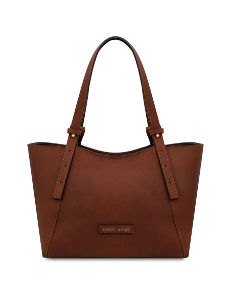 Libra Schultertasche aus Leder
