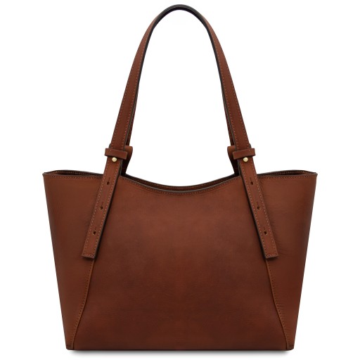 Libra Schultertasche aus Leder
