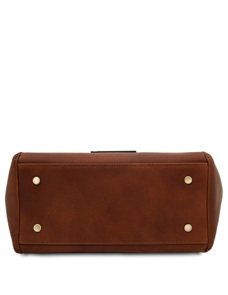 Libra Schultertasche aus Leder