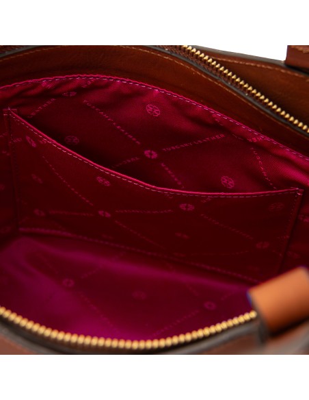 Libra Schultertasche aus Leder