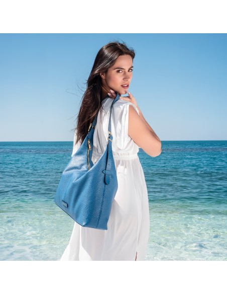 Plenia Leather shopping bag