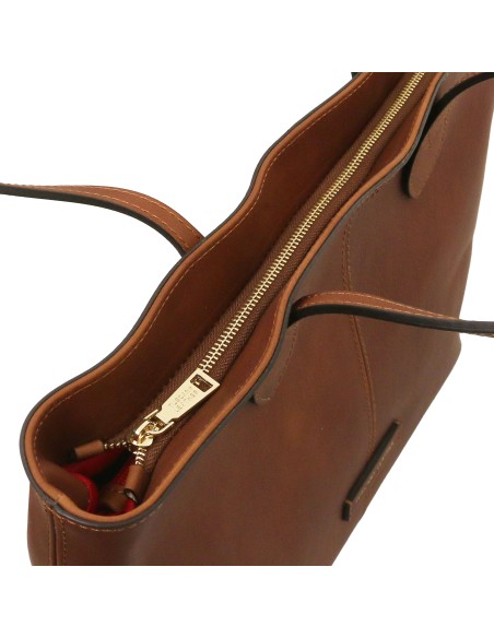 Essenza Schultertasche aus Leder