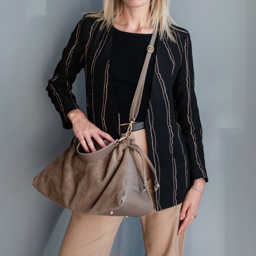 Allure Weicher Shopper aus Veloursleder