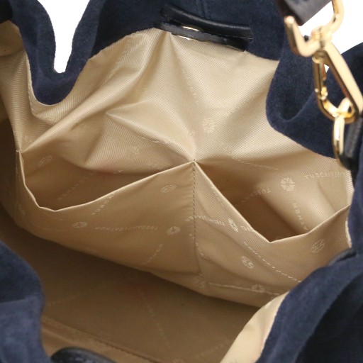 Allure Soft suede leather shopping bag