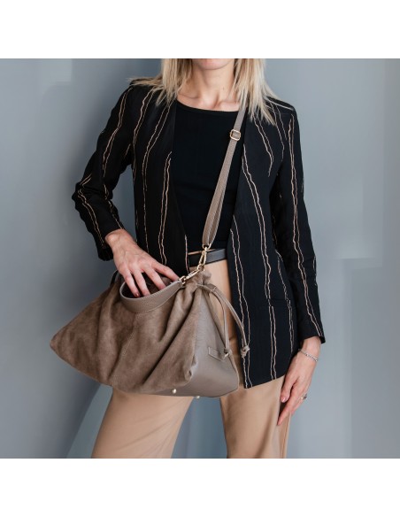 Allure Weicher Shopper aus Veloursleder