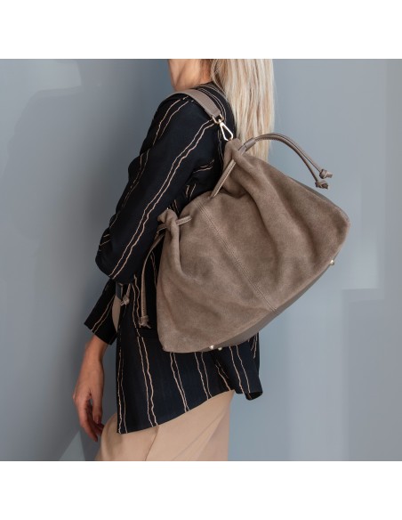 Allure Weicher Shopper aus Veloursleder