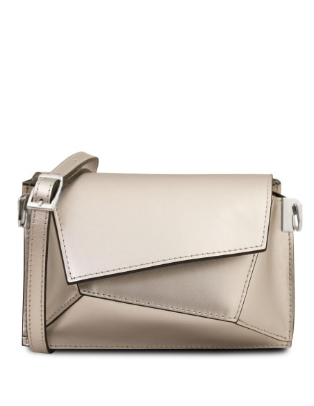 TL Bag Metallic leather shoulder bag