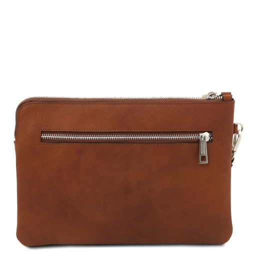 Will Leather clutch bag with handle