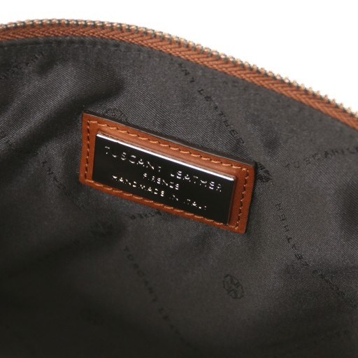 Will Leder Clutch mit Henkel