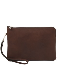 Will Leather clutch bag with handle