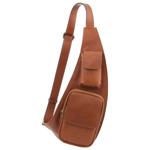Brusttasche aus Leder