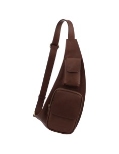 Leather crossover bag