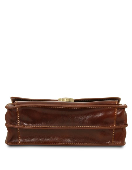 Max Elegante Handgelenktasche Herrentasche aus Leder
