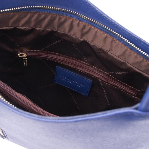 Patty Saffiano leather convertible backpack shoulderbag