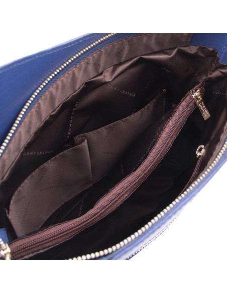 Patty Saffiano leather convertible backpack shoulderbag