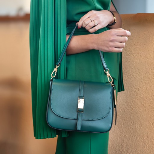Nausica Leather shoulder bag